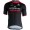 Completo Ciclismo 2019 Mitchelton-Scott nero/rosso Maglia Ciclismo Manica Corta