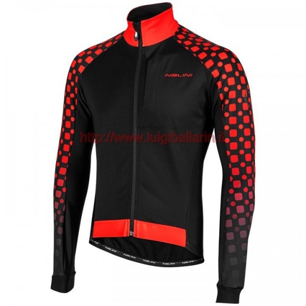 Completo Ciclismo 2019 Nalini CRIT 3L 2.0 nero-rosso Maglia Ciclismo Manica Lunga