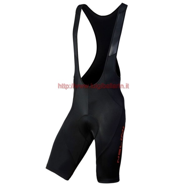 Completo Ciclismo 2019 Nalini Descesa 2.0 nero-rosso Salopette Ciclismo