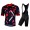 Completo Ciclismo 2019 Nalini Descesa 2.0 nero-rosso abbigliamento Bici Completo Maglia Ciclismo Corta e Salopette