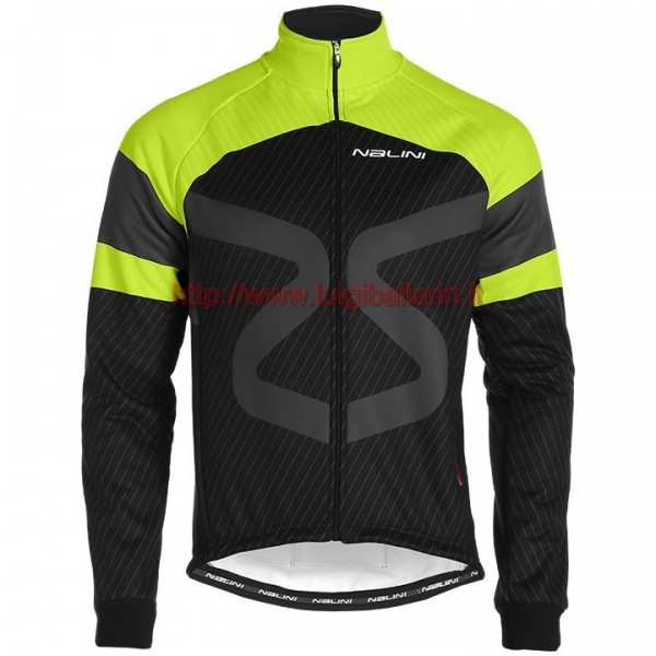 Completo Ciclismo 2019 Nalini Tuono nero-giallo Maglia Ciclismo Manica Lunga