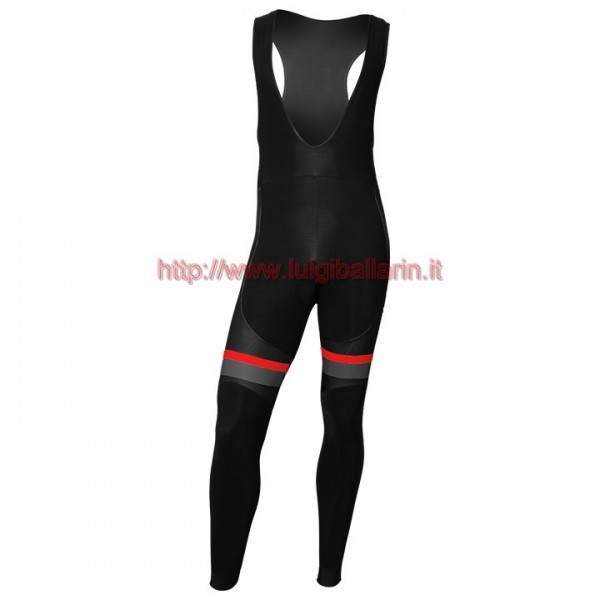 Completo Ciclismo 2019 Nalini Tuono nero-rosso Salopette Lunga Ciclismo