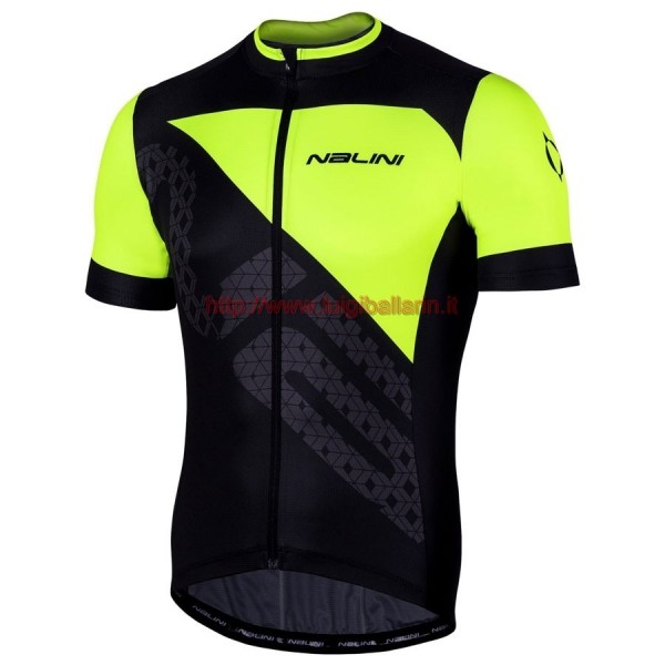 Completo Ciclismo 2019 Nalini Volata 2.0 nero-giallo Maglia Ciclismo Manica Corta