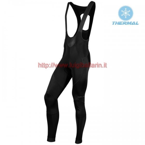 Completo Ciclismo 2019 Nalini Warm 2.0 nero-giallo Salopette Lunga Ciclismo thermique