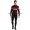 Completo Ciclismo 2019 Nalini Warm 2.0 nero-rosso Maglia Ciclismo Manica Lunga e Salopette