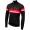 Completo Ciclismo 2019 Nalini Warm 2.0 nero-rosso Maglia Ciclismo Manica Lunga
