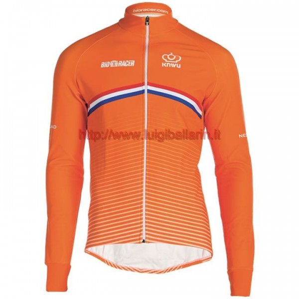 Completo Ciclismo 2019 Nederland Country Squadre Maglia Ciclismo Manica Lunga