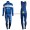 Completo Ciclismo 2019 Quick Step Squadre Blu Maglia Ciclismo Manica Lunga e Salopette