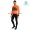 Completo Ciclismo 2019 Santini Svolta Orange thermique Maglia Ciclismo Manica Lunga e Salopette Lunga