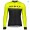 Completo Ciclismo 2019 Scott RC nero-giallo thermique Maglia Ciclismo Manica Lunga