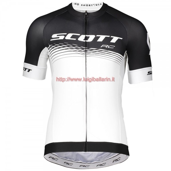 Completo Ciclismo 2019 Scott RC nero-bianca Maglia Ciclismo Manica Corta