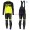 Completo Ciclismo 2019 Scott-RC-Squadre nero-giallo thermique Maglia Ciclismo Manica Lunga e Salopette Lunga