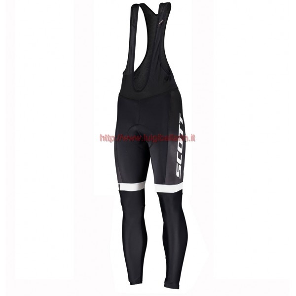 Completo Ciclismo 2019 Scott RC Squadre nero-bianca Salopette Lunga Ciclismo