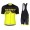 Completo Ciclismo 2019 Scott-RC-Squadre nero/giallo abbigliamento Bici Completo Maglia Ciclismo Corta e Salopette