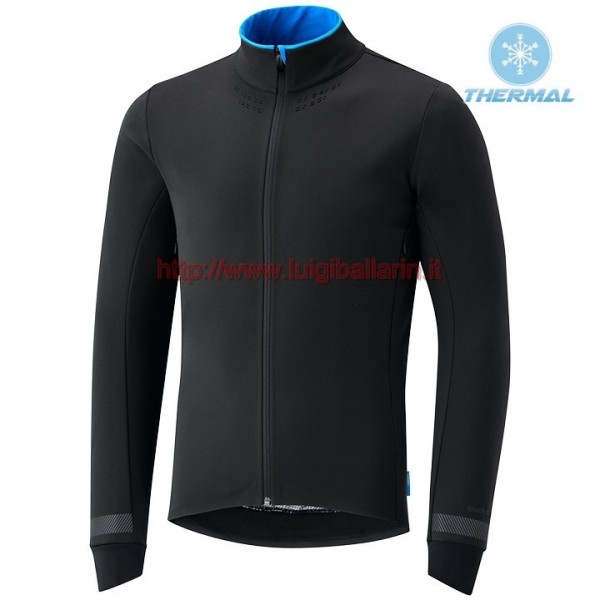 Completo Ciclismo 2019 Shimano nero thermique Maglia Ciclismo Manica Lunga Completo Ciclismo 2019 Shimano nero thermique Maglia Ciclismo Manica Lunga