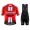 Completo Ciclismo 2019 Sunweb Squadre rosso abbigliamento Bici Completo Maglia Ciclismo Corta e Salopette