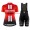 Completo Ciclismo 2019 Sunweb Squadre rosso donna abbigliamento Bici Completo Maglia Ciclismo Corta e Salopette