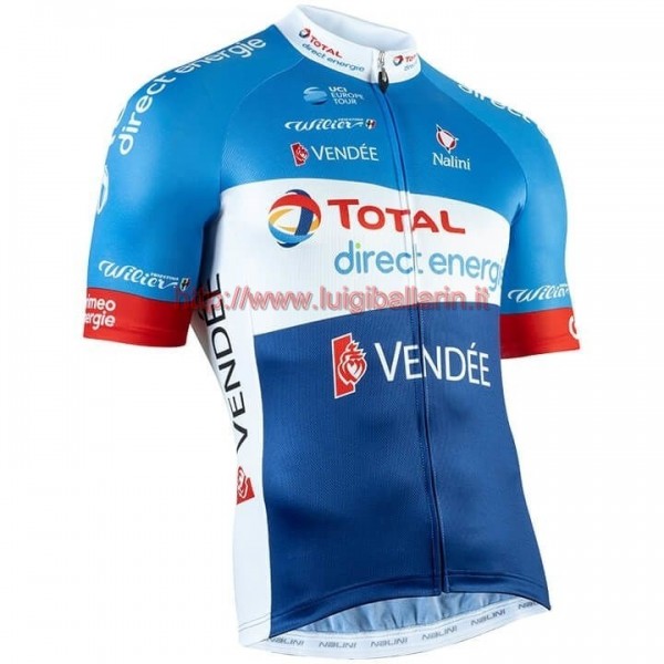 Completo Ciclismo 2019 Total Direct Energie Maglia Ciclismo Manica Corta