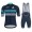 Completo Ciclismo 2019 Tour AU Blu abbigliamento Bici Completo Maglia Ciclismo Corta e Salopette