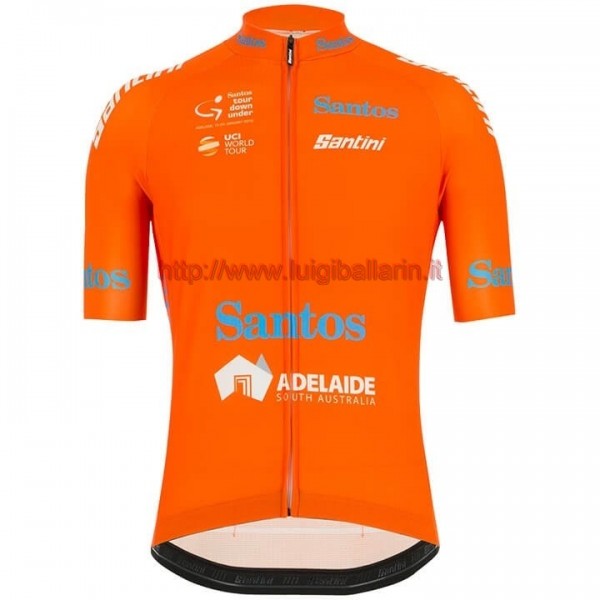 Completo Ciclismo 2019 Tour AU Orange Maglia Ciclismo Manica Corta