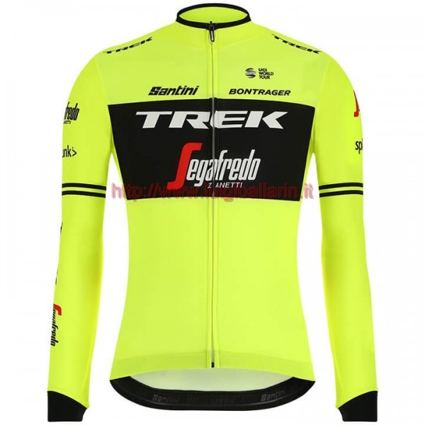 Completo Ciclismo 2019 Trek Usine Racing giallo Maglia Ciclismo Manica Lunga