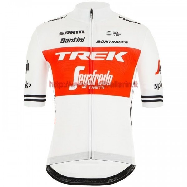 Completo Ciclismo 2019 Trek Usine Racing TDF bianca Maglia Ciclismo Manica Corta