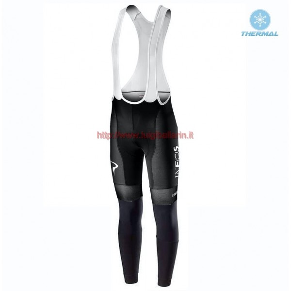 Completo Ciclismo 2019 Squadre INEOS UK Champion Salopette Lunga Ciclismo thermique