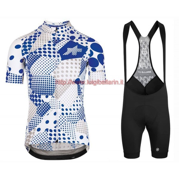 Completo Ciclismo 2020 Asos Erlkoenig Blu abbigliamento Bici Completo Maglia Ciclismo Corta e Salopette
