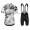 Completo Ciclismo 2020 Asos Erlkoenig nero-bianca abbigliamento Bici Completo Maglia Ciclismo Corta e Salopette