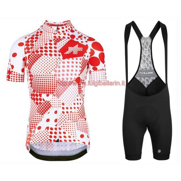 Completo Ciclismo 2020 Asos Erlkoenig rosso abbigliamento Bici Completo Maglia Ciclismo Corta e Salopette