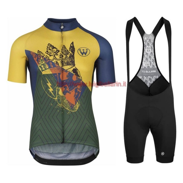 Completo Ciclismo 2020 Asos Fastlane Wyndymilla Monarch abbigliamento Bici Completo Maglia Ciclismo Corta e Salopette