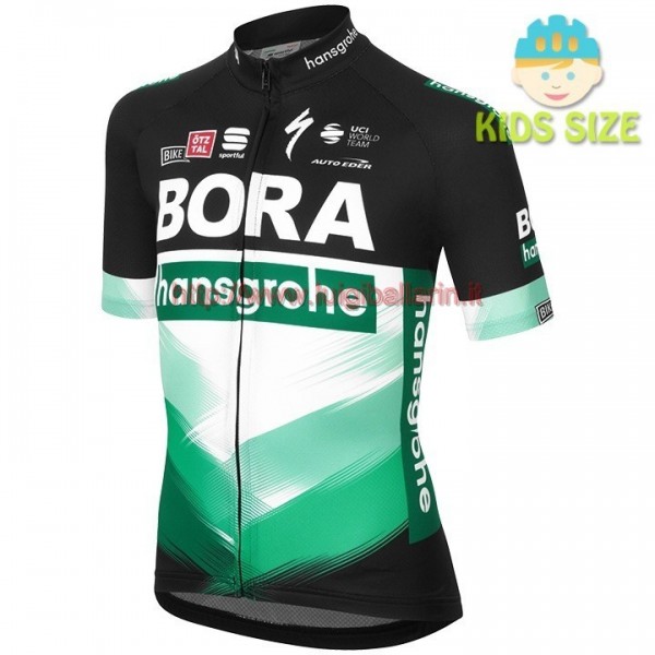 Completo Ciclismo 2020 BORA-hansgrohe Kids Maglia Ciclismo Manica Corta