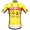 Completo Ciclismo 2020 Bingoal Wallonie Bruxelle giallo Maglia Ciclismo Manica Corta