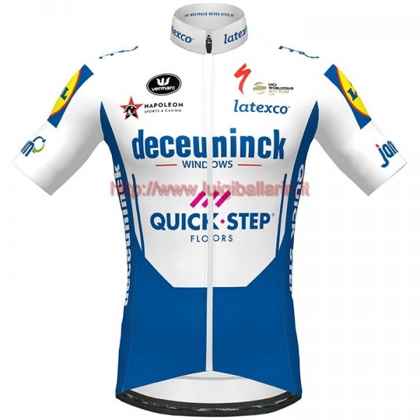 Completo Ciclismo 2020 Quick-Step Squadre Maglia Ciclismo Manica Corta