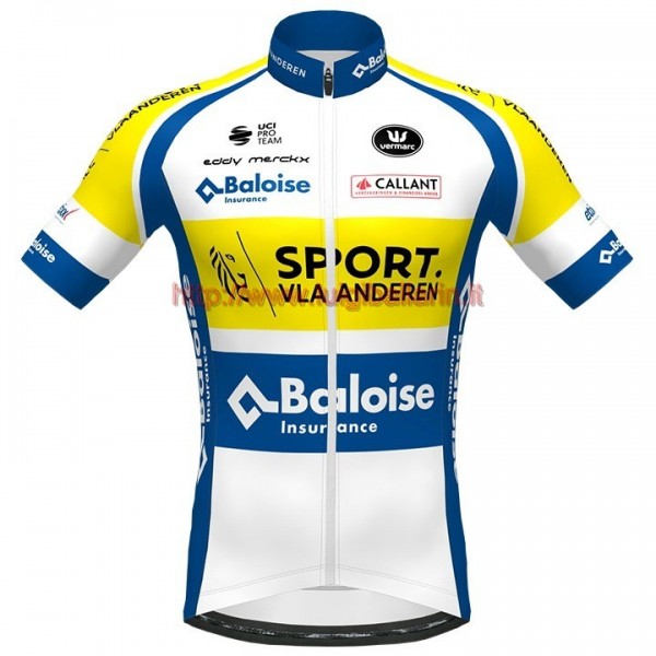 Completo Ciclismo 2020 SPORT Vlaanderen-Baloise Maglia Ciclismo Manica Corta