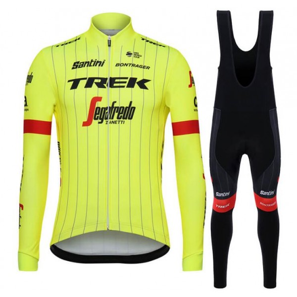 Trek Segafredo 2018 fluo jaune Abbigliamento Ciclismo Maglia Ciclismo Manica Lunga e Salopette Lunga 41499LR Trek Segafredo 2018 fluo jaune Abbigliamento Ciclismo Maglia Ciclismo Manica Lunga e Salopette Lunga 41499LR