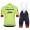 Trek Segafredo 2018 fluo jaune abbigliamento Ciclismo Completo Maglia Ciclismo Corta e Salopette 71163PT