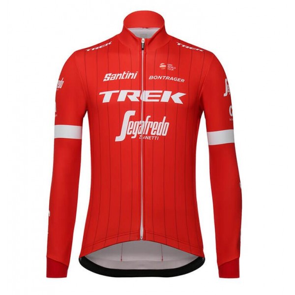 Trek Segafredo 2018 rosso Maglia Ciclismo Manica Lunga 74429TH Trek Segafredo 2018 rosso Maglia Ciclismo Manica Lunga 74429TH