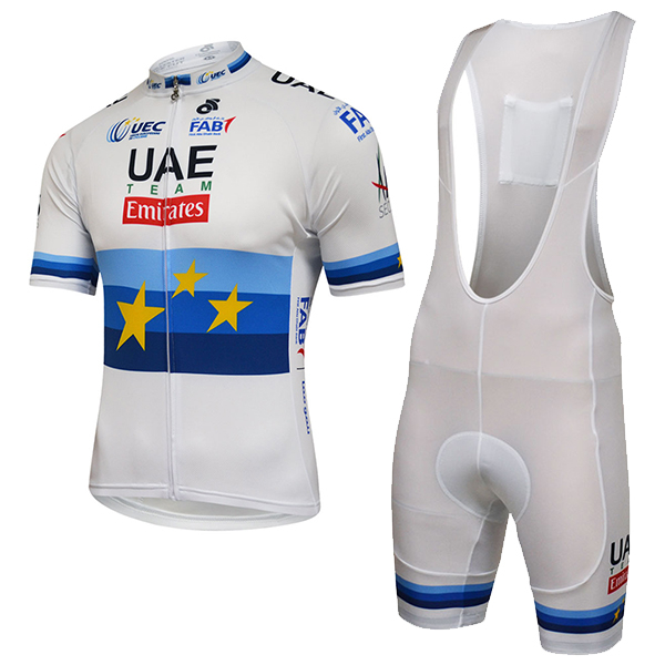 2018 UAE EUROPEAN CHAMPION abbigliamento Ciclismo Completo Maglia Ciclismo Corta e Salopette 30646OG 2018 UAE EUROPEAN CHAMPION abbigliamento Ciclismo Completo Maglia Ciclismo Corta e Salopette 30646OG