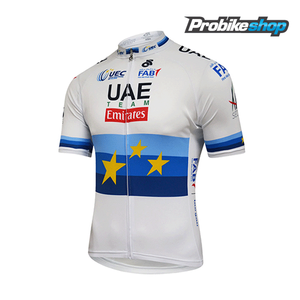 2018 UAE EUROPEAN CHAMPION Maglia Ciclismo Manica Corta 84357XS 2018 UAE EUROPEAN CHAMPION Maglia Ciclismo Manica Corta 84357XS