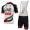 2018 UAE Squadre Emirates abbigliamento Ciclismo Completo Maglia Ciclismo Corta e Salopette 92065PR