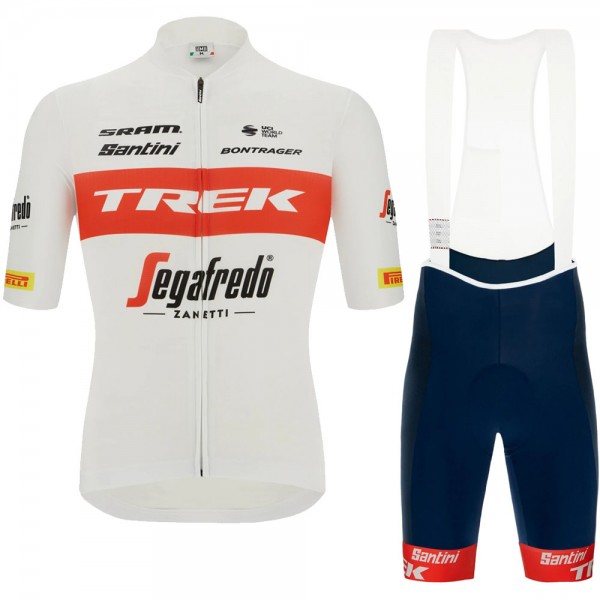 Team Trek Segafredo White Abbigliamento Fietsshirt Korte Mouw + Korte Fietsbroeken DPj5z