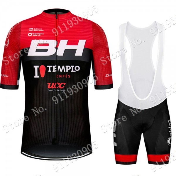 BH Pro Team 2021 abbigliamento Bici Completo Maglia Ciclismo Corta e Salopette a4Hnv