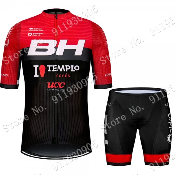 BH Pro Team 2021 abbigliamento Bici Completo Maglia Ciclismo Corta e Salopette 4S1o7