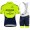 Deceuninck Quick Step Pro Team Green 2021 abbigliamento Bici Completo Maglia Ciclismo Corta e Salopette OJ3YF