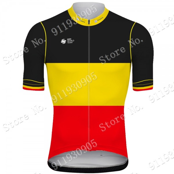 FDJ Pro Team belgium 2021 Maglia Ciclismo Manica Corta HpJlV