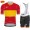 FDJ Pro Team Spanish Espana 2021 abbigliamento Bici Completo Maglia Ciclismo Corta e Salopette IyF9R