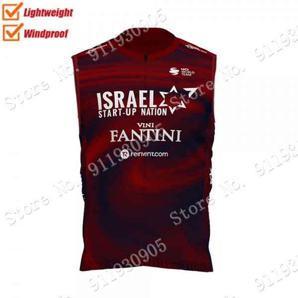 White Israel Start Up Nation Giro d'Italia 2021 Cycling Vest Wind Vest 4WM9h
