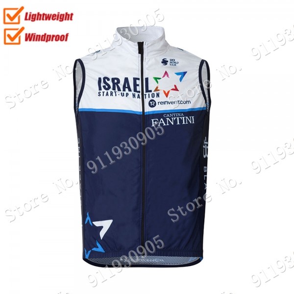 White Israel Start Up Nation Giro d'Italia 2021 Cycling Vest Wind Vest 9fo4X
