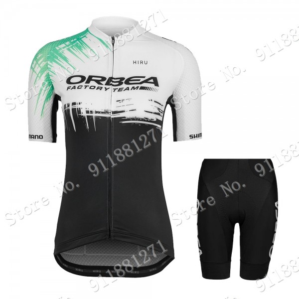 Orbea Factory Team Dames 2021 abbigliamento Bici Completo Maglia Ciclismo Corta e Salopette b8Gpi